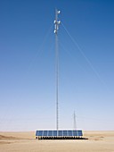 Microwave telecommunications tower,Libya