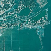Minami Sanriku,Japan,satellite image