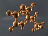 Molecule of nicotine,artwork