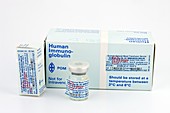 Human immunoglobulin drug