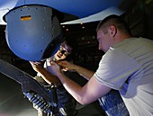 Predator UAV camera maintenance