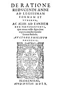Fantoni's astronomical treatise,1560