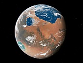 Terraformed Mars,artwork