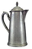 Antique tin pitcher