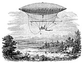 Giffard's steam airship,1852