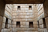 Building interior,Machu Picchu,Peru