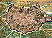 16th Century Plan of Milan