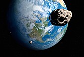 Near-Earth asteroids,artwork