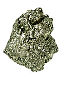 Pyrite mineral stone