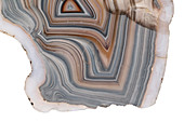 Agate stone cross section and patterns