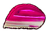 Dyed agate slice