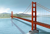 Golden Gate Bridge,artwork