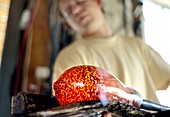 Glass blowing,France