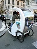 Cycle rickshaw,Paris