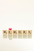 Memory drug,conceptual image