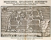 Map of Moscow,16th century