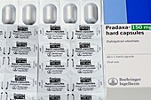 Pradaxa drug packaging