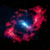 NGC 4151 galaxy core,composite image