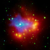 Supernova remnant,composite image
