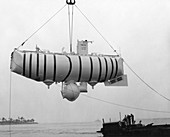 Trieste bathyscape,1950s