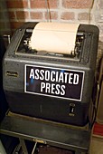 Associated Press teletype machine