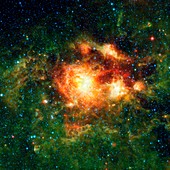Star-birth region,space telescope image