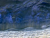 Frozen Mars,satellite image