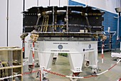 Spacecraft structure in cleanroom