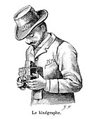 Kinegraphe camera,19th century