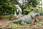 Crystal Palace dinosaur models