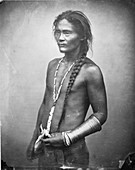 Moro man,Philippines,19th century