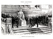 Charles Darwin statue unveiling,1885