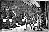 Ship heating room,19th century
