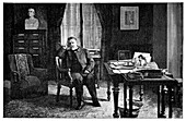 Pasteur in his study,19th century