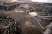 Bronze Age canal excavation,Italy