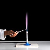 Potassium flame test