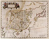 Map of China,17th century