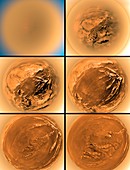 Surface of Titan,Huygens images