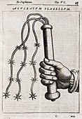 Flagellation whip,17th century