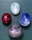 Star rubies and sapphires