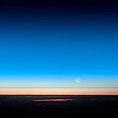 Dawn seen from an aeroplane