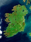 Ireland,satellite image