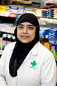 Female pharmacist