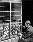 Met Office KDF9 computer,1965