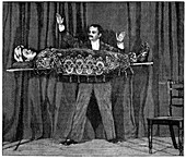 Levitation trick,19th century