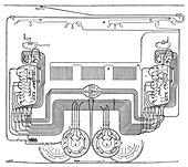 Tram electrical systems,19th century