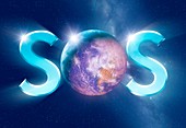 Earth SOS,conceptual image