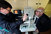 Retinal screening for diabetic