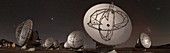 ALMA radio astronomy antennas