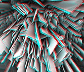 3D crystals,stereo artwork